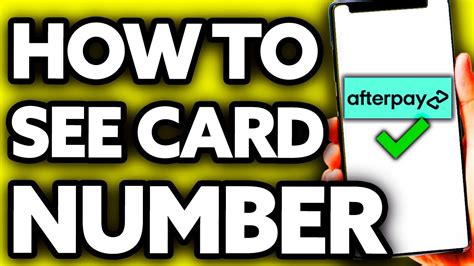 afterpay card number|What Is My Afterpay Card Number